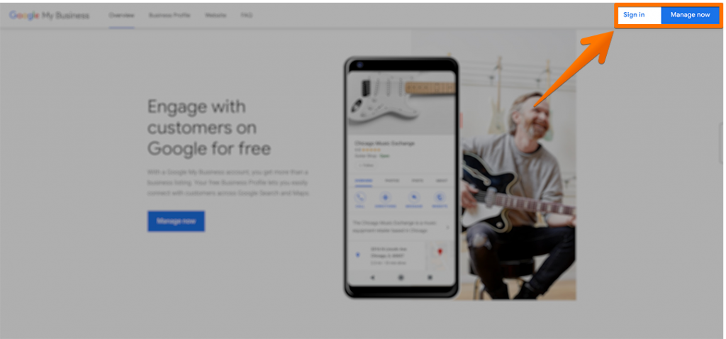 Sign Into Gmb To Remove A Listing