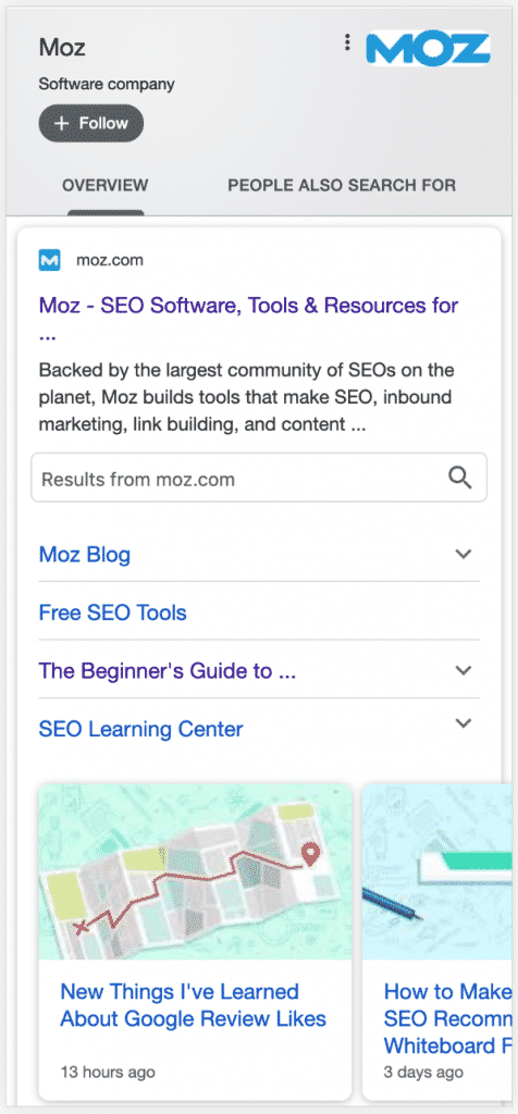 Serp Sitelinks Search Box Mobile