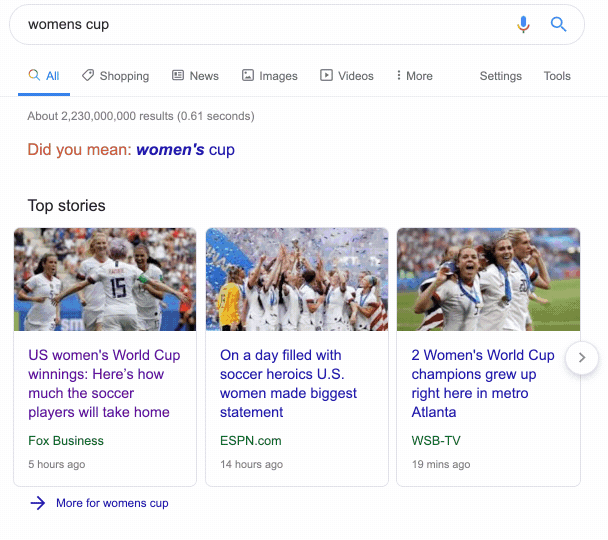 Serp Top News Stories