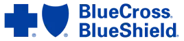 Blue Cross Blue Shield company logo.