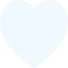 Simple light blue heart shape on a white background.