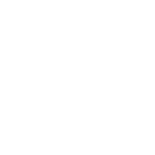 White telephone handset icon with three curved signal waves on black background.