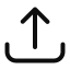Nuoli osoittaa ylöspäin, symboli lataamisesta tai latauksen lopettamisesta.