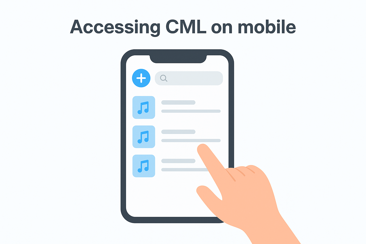 Accessing CML on mobile