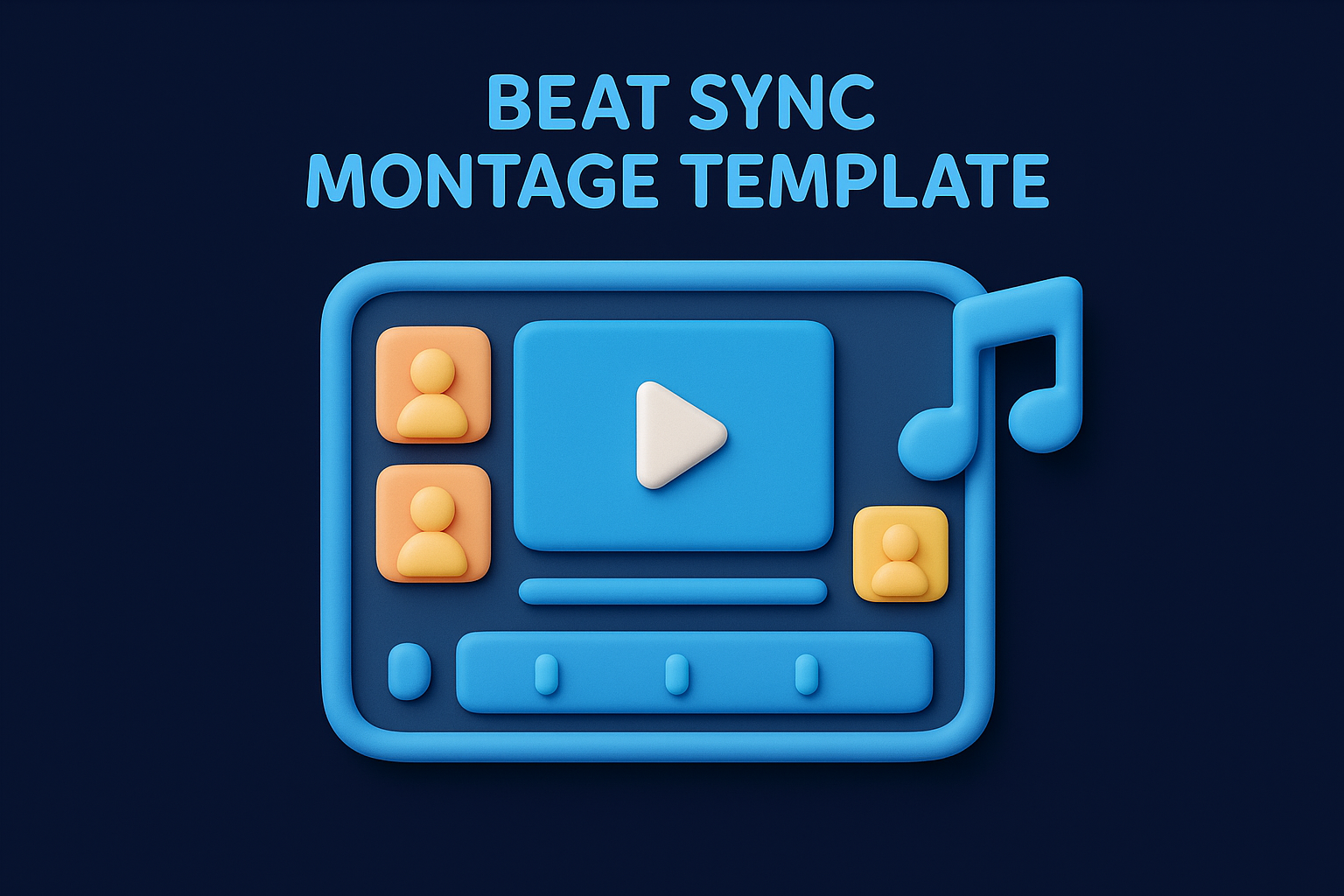 2. Beat sync montage template