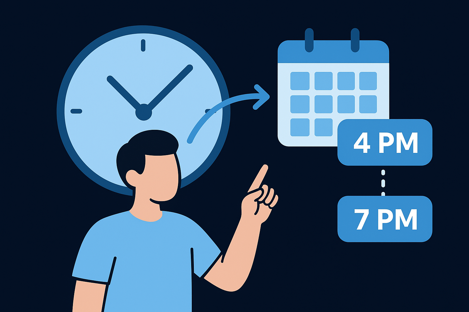 Calculate the time shift