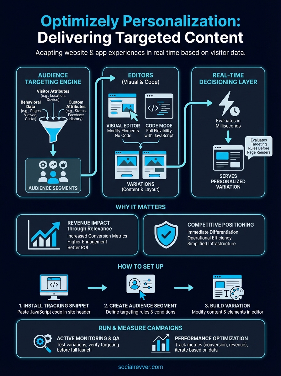 optimizely personalization infographic