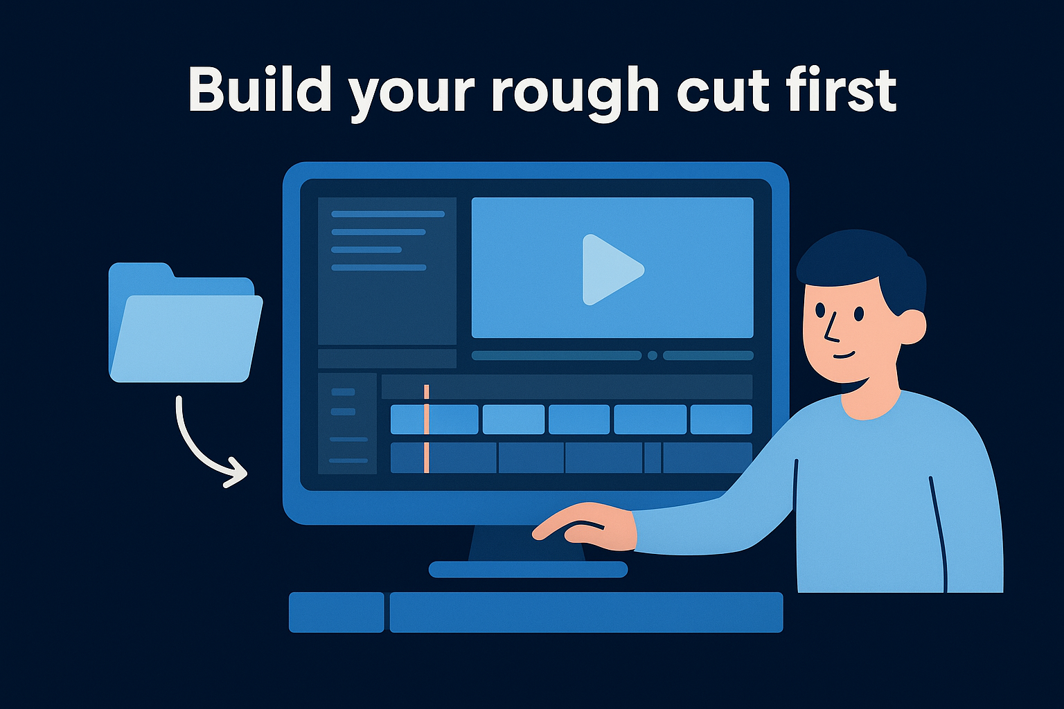 Build your rough cut first