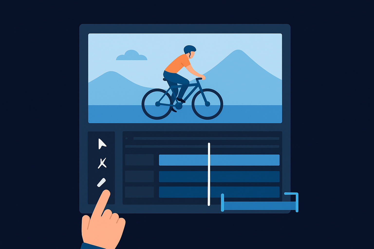 Place and trim your clips