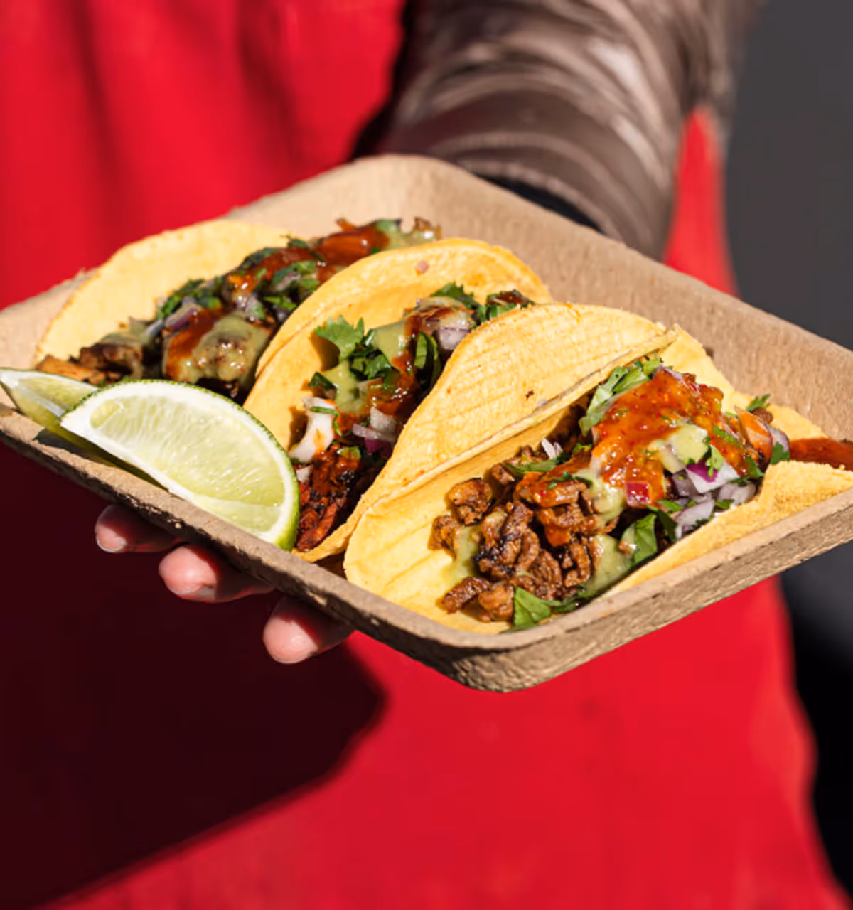 Image of tacos served at El Taquero.