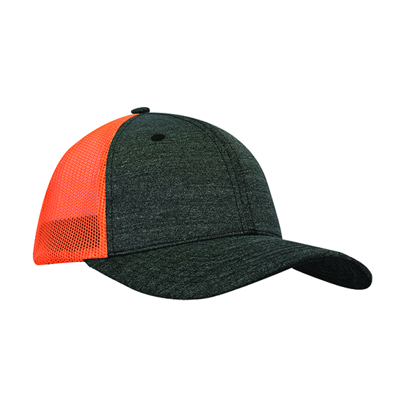 Charcoal Neon Orange