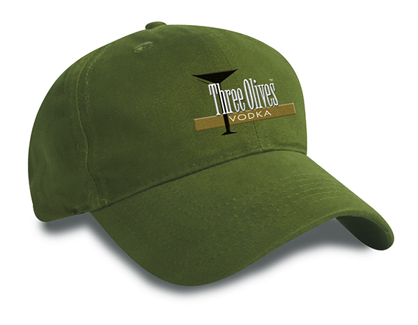 6 panel Constructed Brushed Cotton Twill Cap