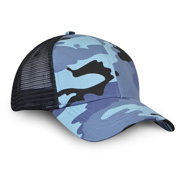 Blue Camo Black