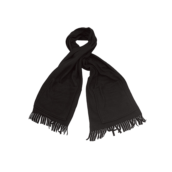 Polar fleece pocket scarf 74"(L)x 17.5"(w)