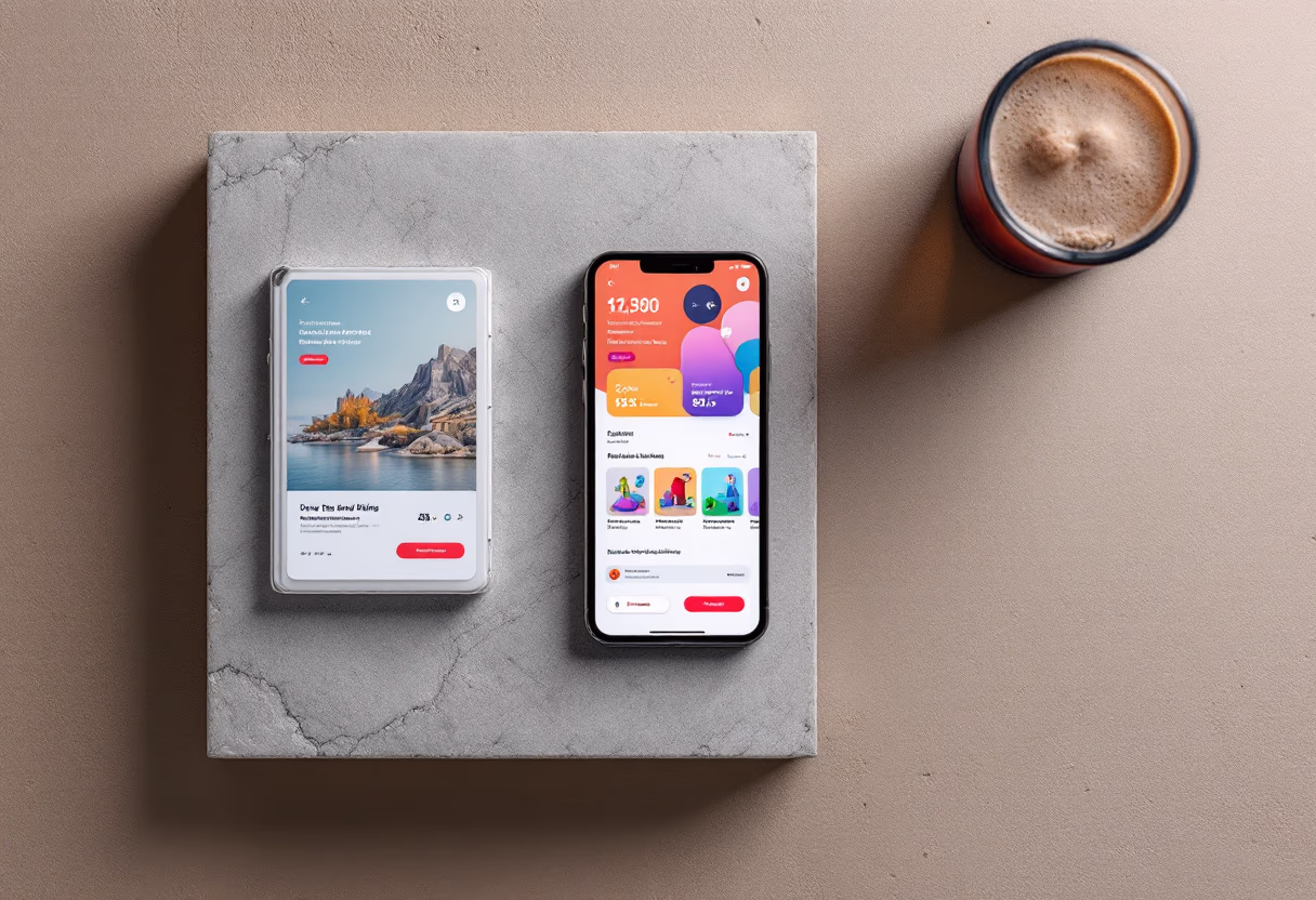 [digital project] image of a mobile device with a productivity app (for a productivity tools business)