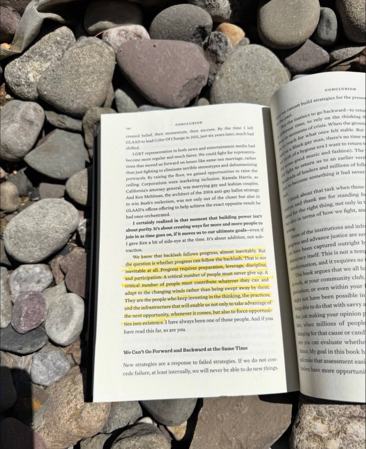 Reader notes written in the margins of From Presence to Power