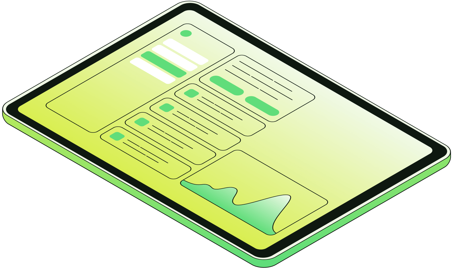 Tablet Finatech X Webflow Template | BRIX Template