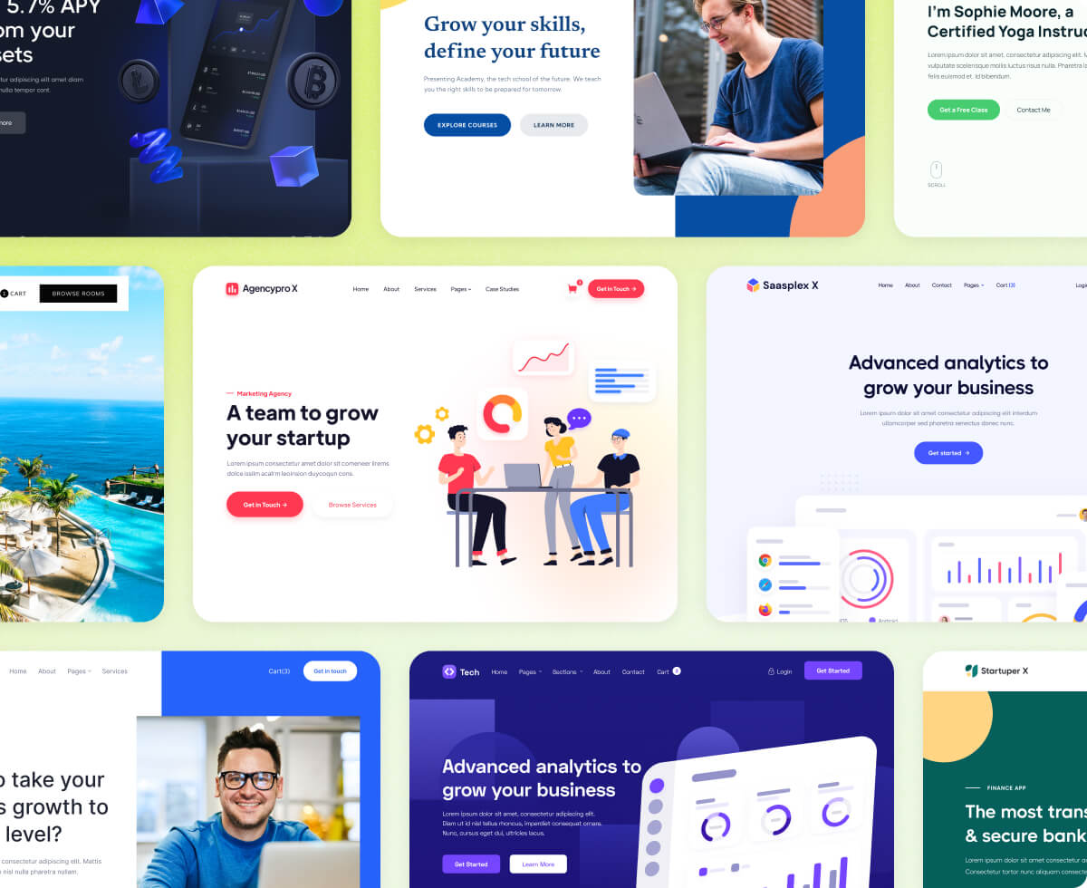 CreditCore - Browse Templates - Bank Webflow Template