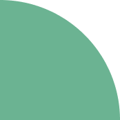 Green quarter circle shape on a white background.