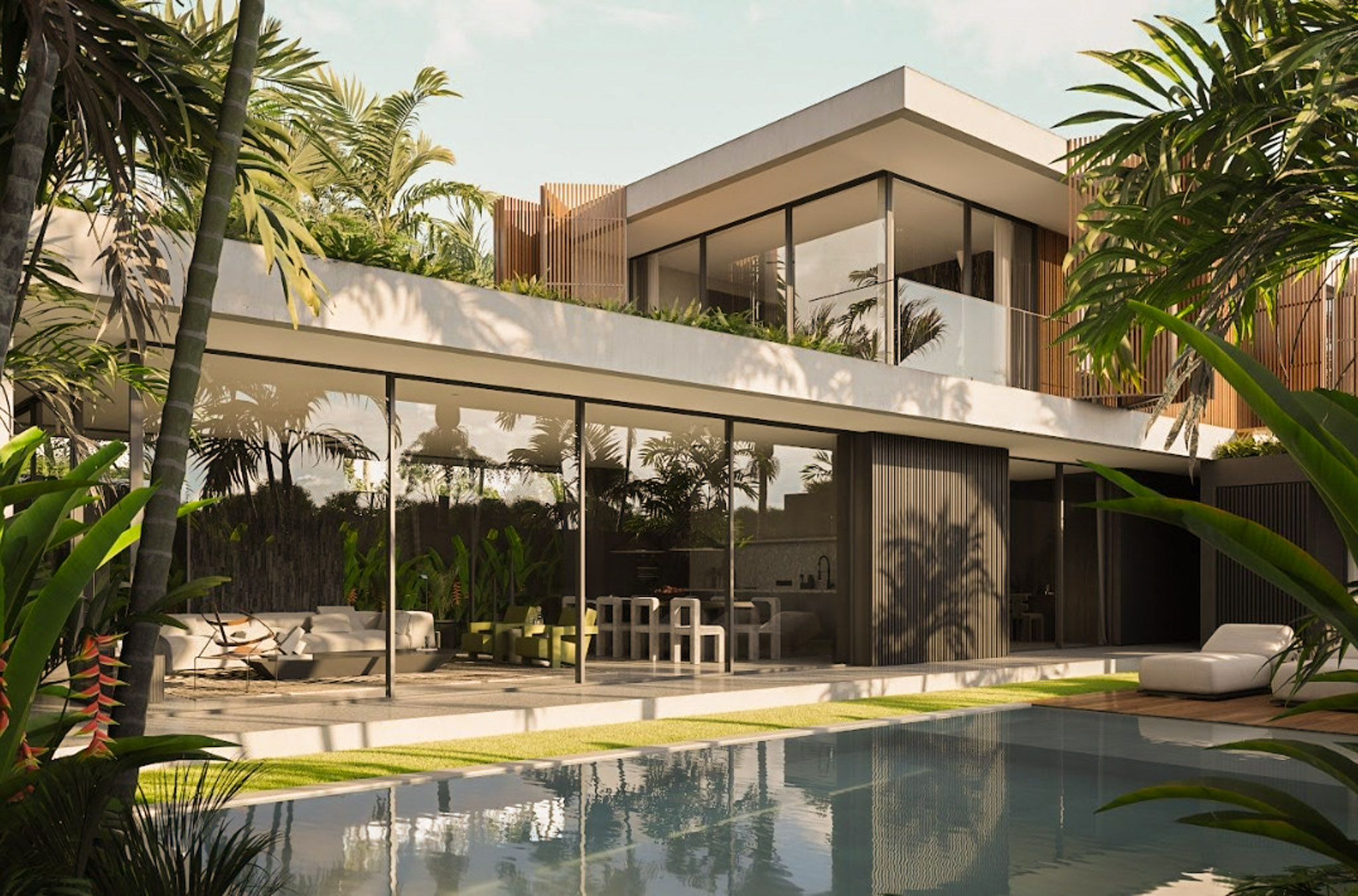 Japandi Coastal Nuanu 3 Bedroom Villa