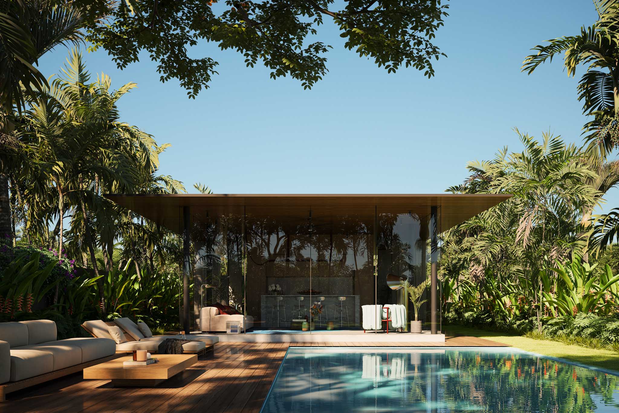 Floral Modern Nuanu 3 Bedroom Villa