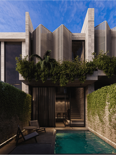 Luxury Riverside Pererenan 1 Bedroom Villa
