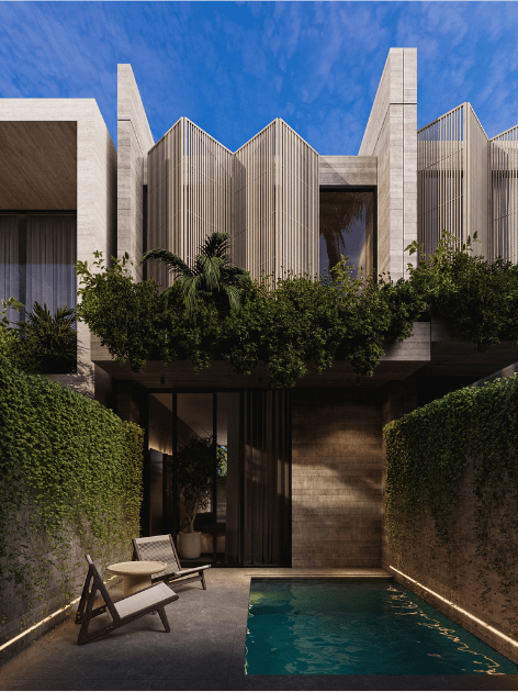 Luxury Riverside Pererenan 2 Bedroom Villa