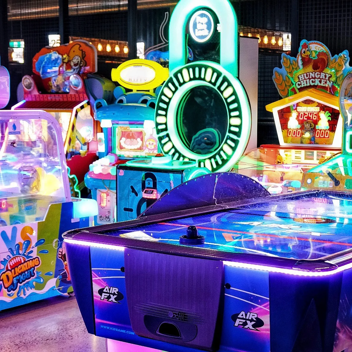 Arcade games at KOKO Amusement Burwood