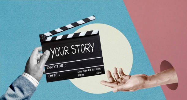 your story, Handwriting on film slate