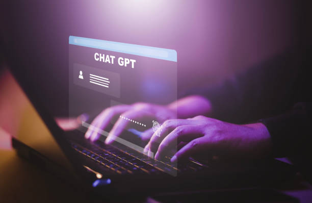 person using chatgpt