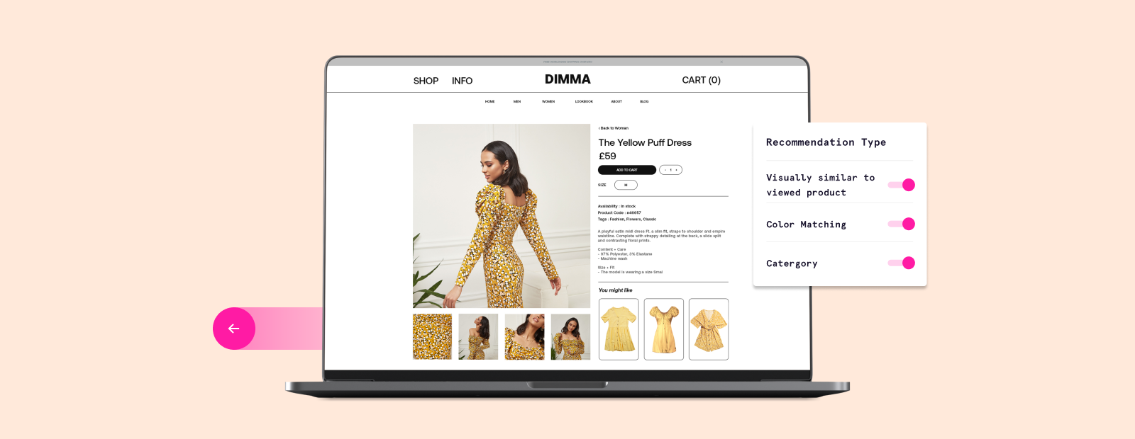 product recommendation AI sample