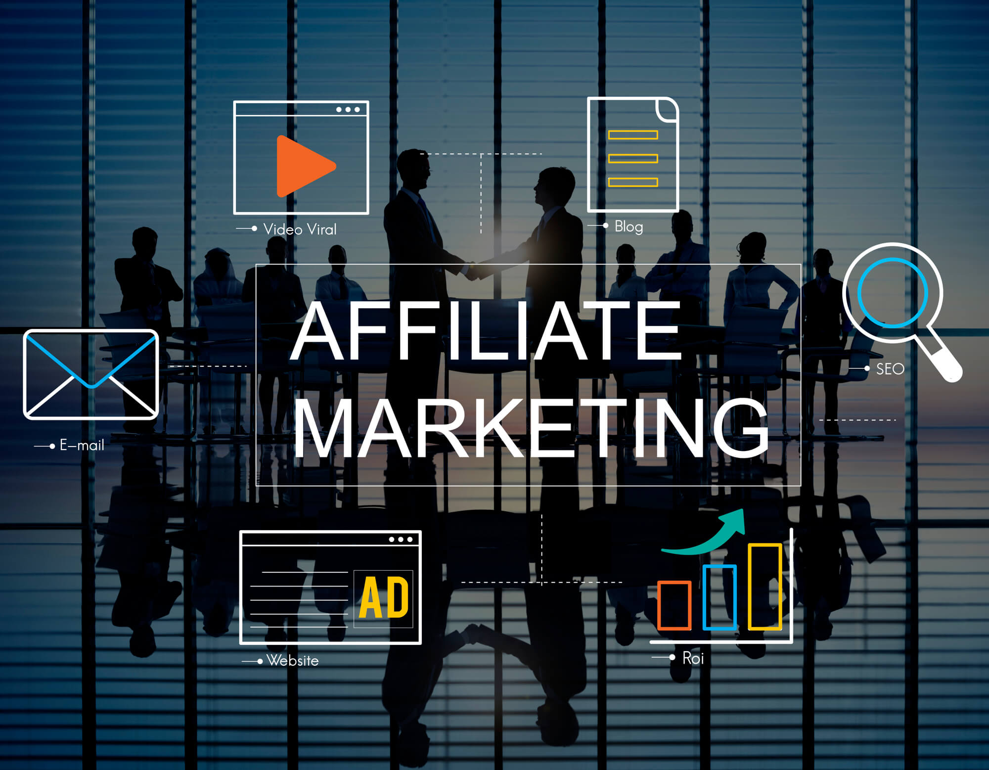 affiliate marketing concept