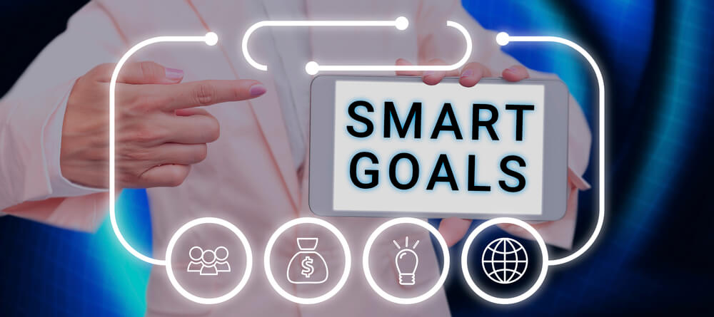 Having measurable and smart goals.