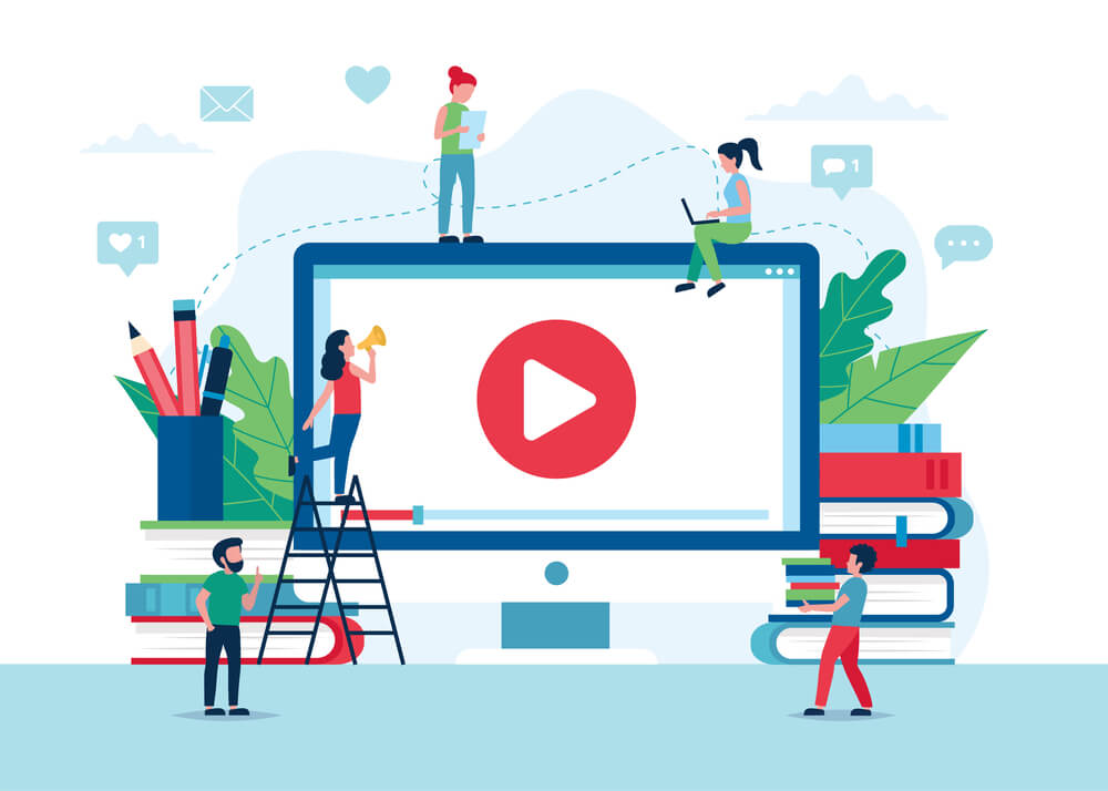 Dental video marketing concept.