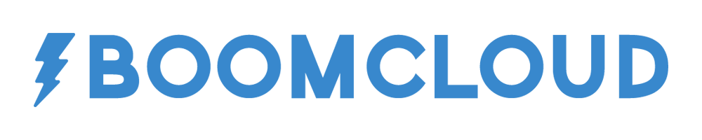 boomcloud dental software logo. 