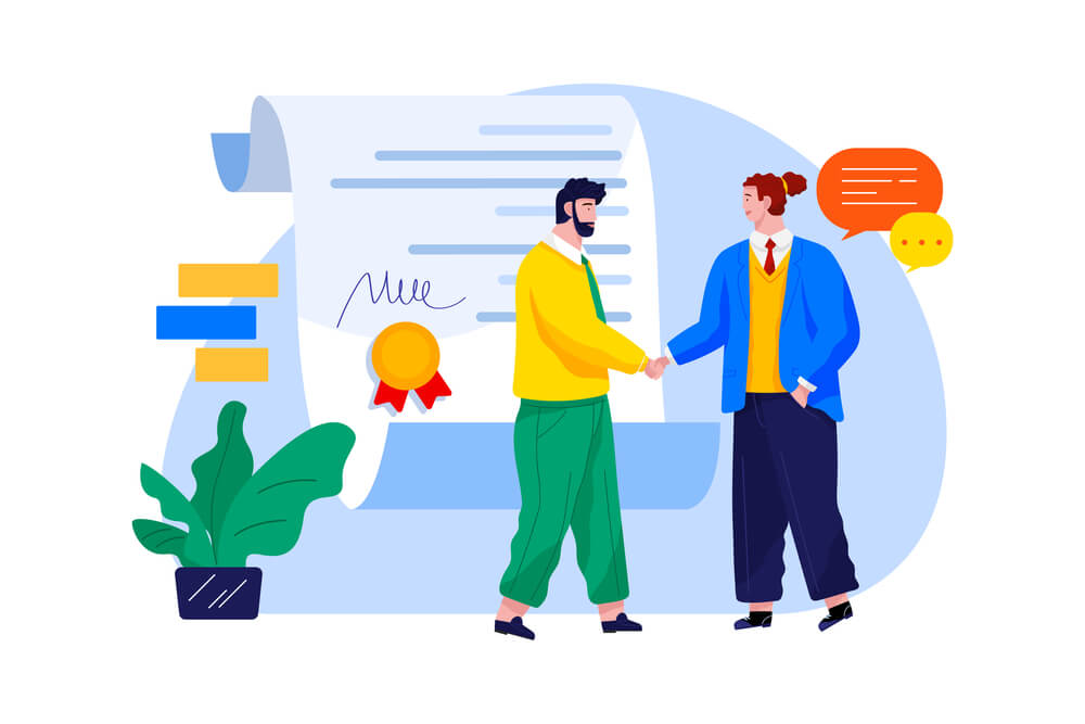 Landscaping company establishes trust through content that's optimized for SEO for landscaping companies. 