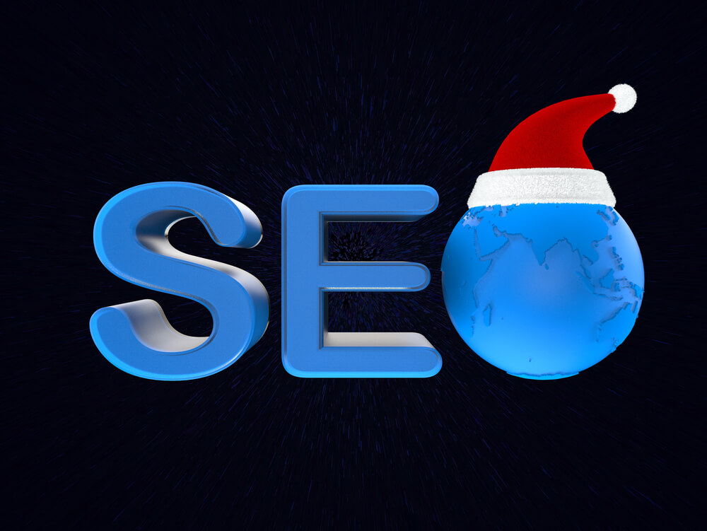 Image of post-holiday SEO. 