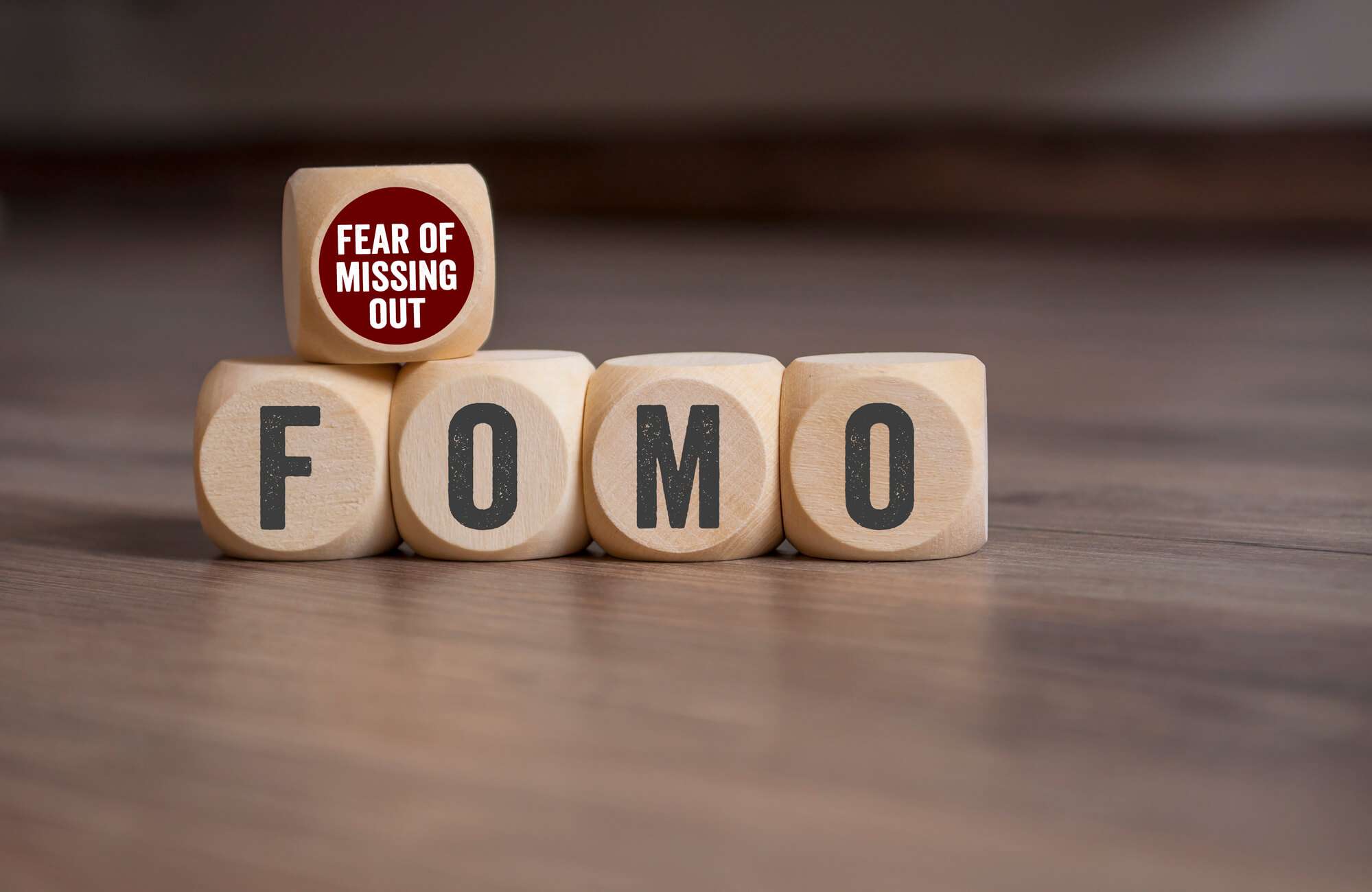 cubes spelling fomo