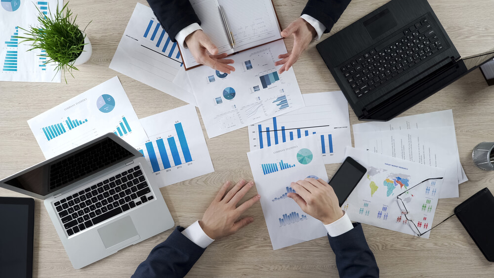 Business owner gathering data to be more proactive in decision making. 