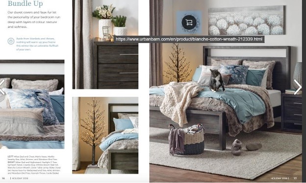 Example of an interactive holiday catalog by ISSU.