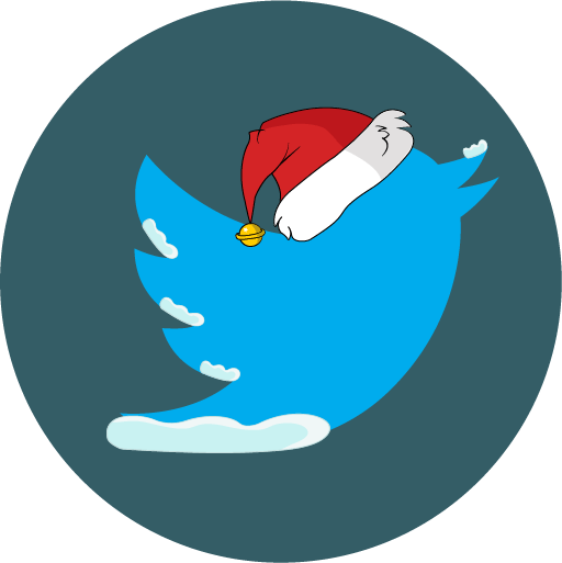 Twitter christmas logo