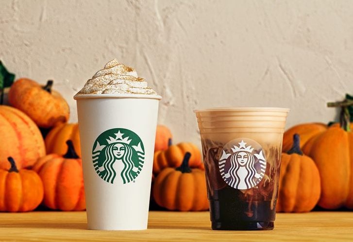 Starbucks pumpkin spice latte