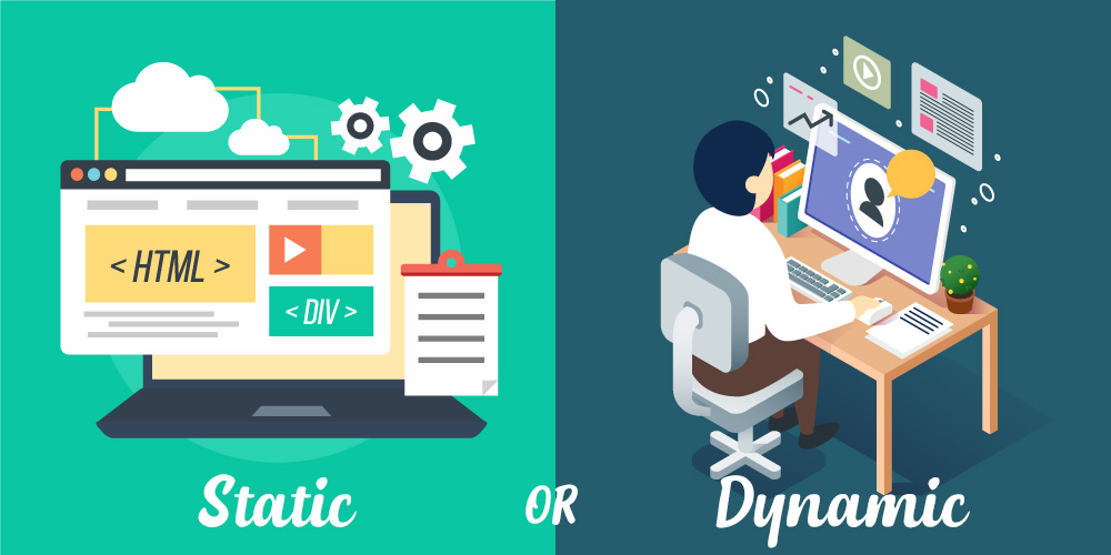 static vs. dynamic web design