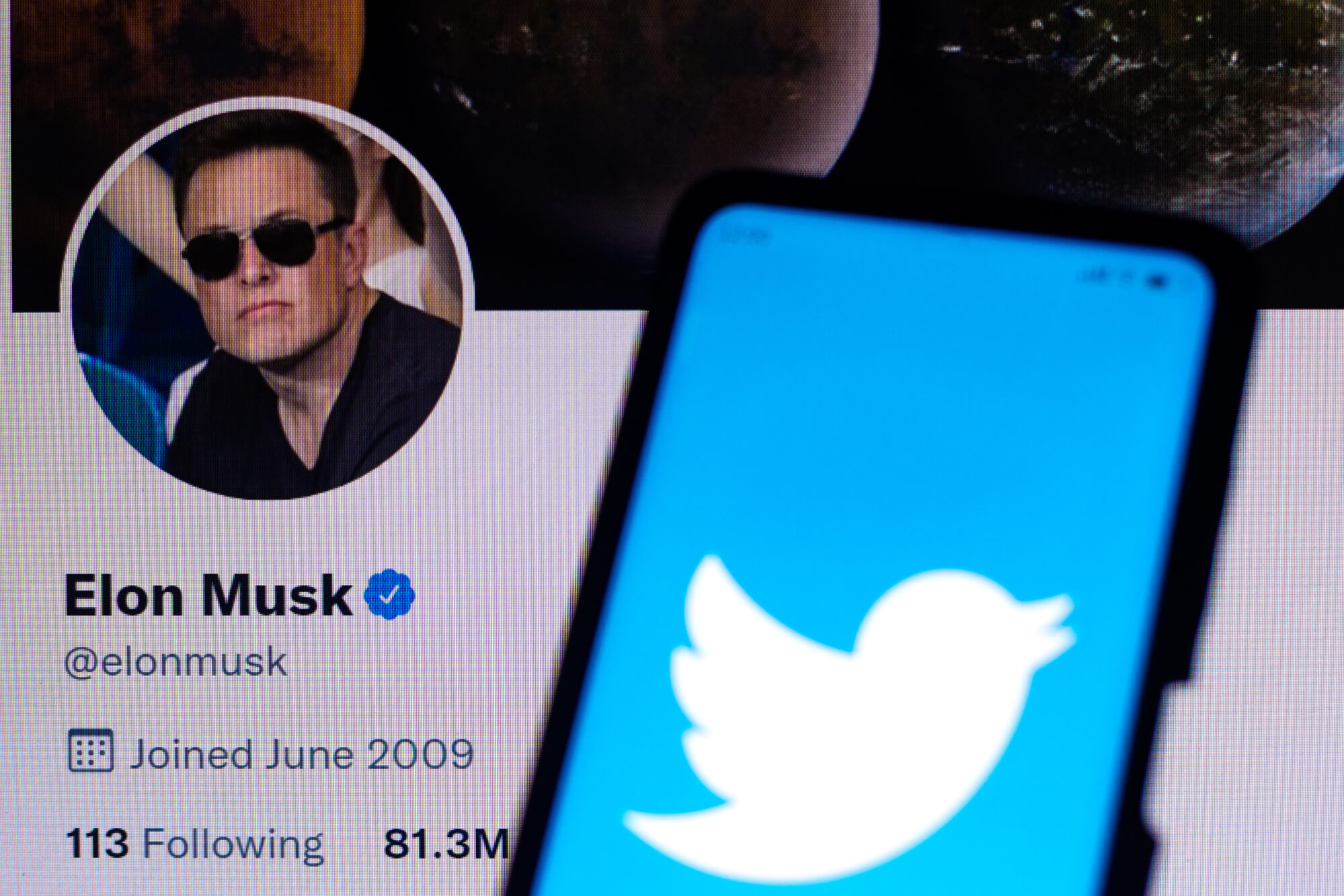 Elon Musk's Twitter account