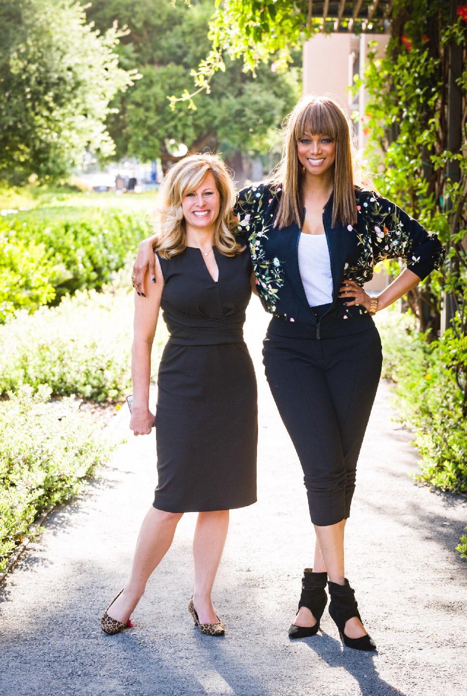 Tyra Banks and Alison Kluger