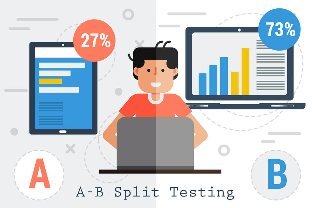 A/B testing ads to see which variation generate the best results.