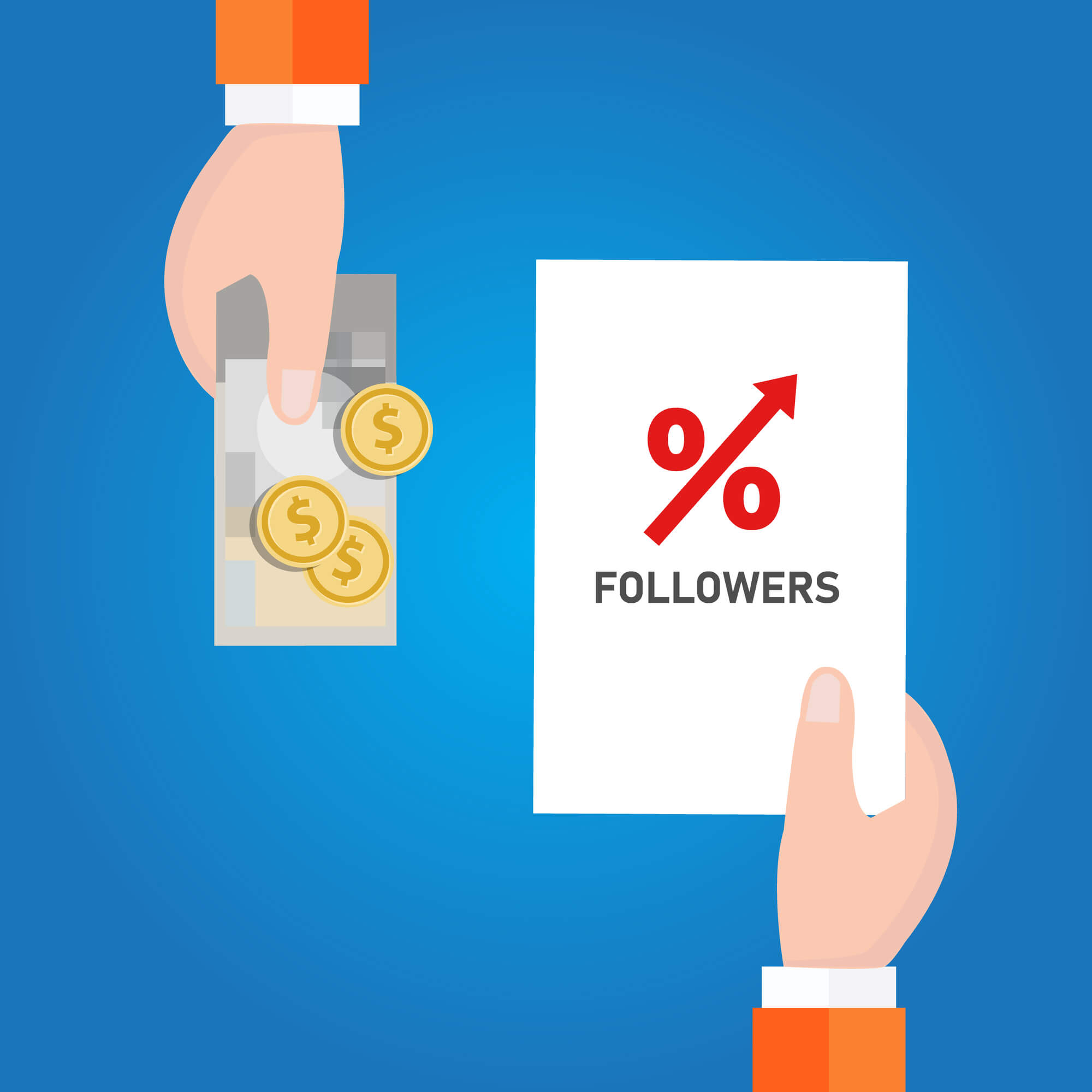 Paying for instagram followers