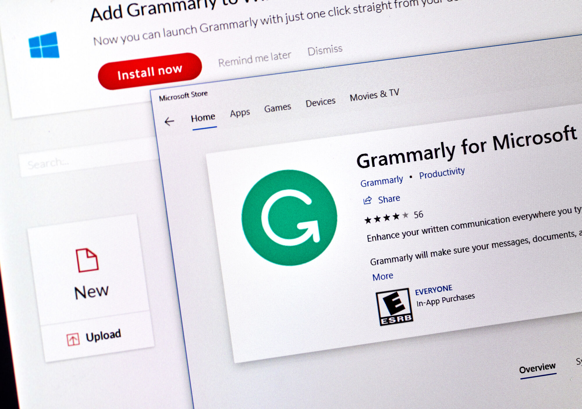 Grammarly homepage