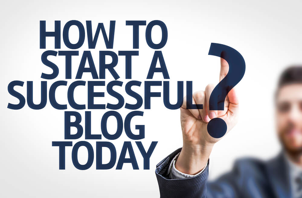 Text on screen: How to Start a Successful Blog Today?