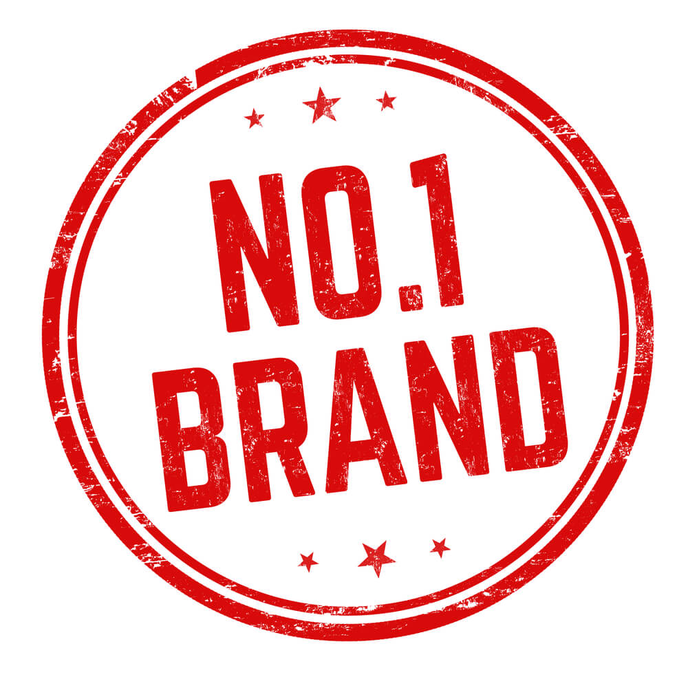 No. 1 brand award.